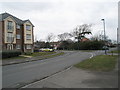 Approaching the diamond in Manor Road -from the south