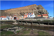 NZ7818 : View of Cowbar Lane and Nab, Staithes by Michael Jagger