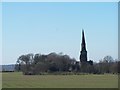 Hang Gliding above the Parish Church, Wentworth