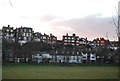 White terraced cottages, Fishmarket Rd