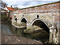 Medieval bridge over the River Tas