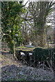 Drain crossed by public footpath