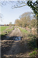 Farm track and public footpath