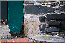 J5182 : Bench Mark, Bangor by Rossographer