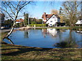Pond on the north west corner of Uxbridge Common