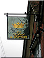 The Crown & Anchor pub sign, 100 High Street, Old Woking