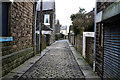 Colne:  House backs, Burnley Road