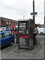 Phone box in the High Street