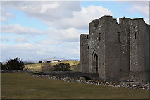 SO4108 : The Great Tower, Raglan Castle by Pauline E