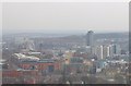 Sheffield City Centre from Royal Hallamshire Hospital