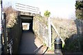 Footpath under the railway, Milverton