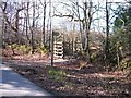 Gateway to the Lon Goed on the north side of road