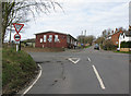 Junction of School Lane with Station Road