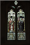 SO8047 : Stained glass window, Madresfield Church by Philip Halling