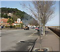 Steam bus, Quay Street, Minehead