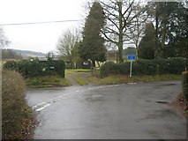 TR0749 : Lane junction near Fairisle Farm by David Anstiss