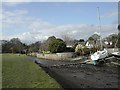 Stepping stones across Mylor Creek