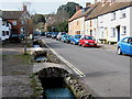 Stream flowing down Castle Street, Nether Stowey