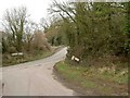 Junction of lane from Yate Rocks and Bury Hill Lane