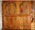 The church of St Mary in Diss - organ case decoration