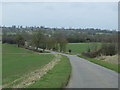 Unfenced road to Eydon