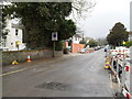 Roadworks in Shelley Road