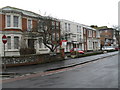 Looking towards Greena Court in Shelley Road