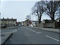 Eshton Terrace looking towards the level crossing.