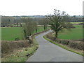 Road descends towards Marston St Lawrence