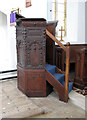 The church of St Remigius in Roydon - Jacobean pulpit