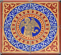 The church of St Remigius in Roydon - Victorian floor tiles