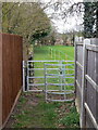 Footpath from Moor Lane