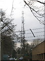 Ubiquitous telecommunications aerial on the Hanford college campus