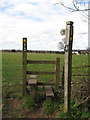 Start of footpath with stile