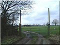 Tomley Hall Farm, from bridleway