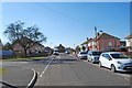 Keyes Road at its junction with Agnew Road