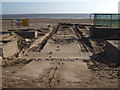 The steps down to the beach at Sutton on Sea