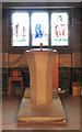 St George, Rogers Road, Dagenham - Font