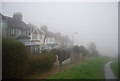 Rotherfield Avenue in the mist