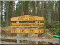 Strathnairn Community Woodlands sign