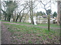 Looking from Saxon Moorings towards The Thames