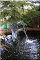 A fountain in Stapeley Water Gardens