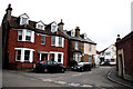 Beddington:  Junction of Wandle Road with Bridle Path