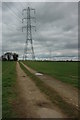 Pylons near Ashton under Hill