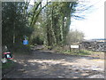 Lane junction near Millfields Farm