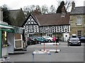 Half-timbered Building overlooking Helmsley Market Square