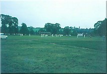 TL1012 : Cricket match on Redbourn common in 1970 by John Baker