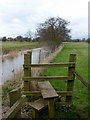 Riverside footpath