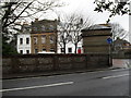 Looking from Gratwicke Road across Richmond Road into Park Crescent