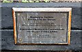 Magdalaine Gardens plaque